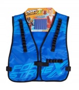 Kamizelka taktyczna z piankowymi strzałkami do wyrzutni Niebieska 66