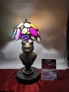 Lampa z kloszem z agatów,Kot.