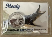 DOLLAR AUSTRALIA 2016 KROKODYL SREBRO 999 UNCJA UNC