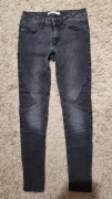 Jeansy Zara Basic skinny grafit 34/36 XS/S