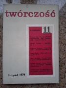 Twórczość nr 376 (11/1976) Proza Edwarda Stachury; Ważyk o romantykach