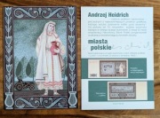 folder Andrzej Heidrich banknot 20 zł 1962 Miasta Polskie Lublin