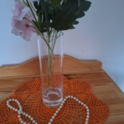 Prosty szklany wazon 