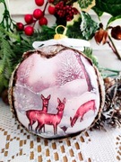 Bombka medalion 10 cm wyprzedaż