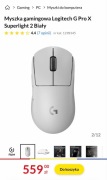 Myszka Logitech G Superlight 2 Biała