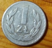 Moneta 1 zł 1965