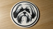4x Podstawka podkładka pod kubek - Shih Tzu