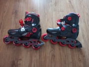 ROLKI Oxelo regulowane rozm. 32-34 oraz kask Oxelo