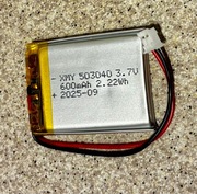 Akumulator 3,7V 600mAh 503040