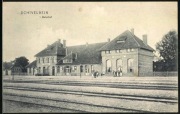 ŚWIDWIN Schivelbein Dworzec kolejowy Trenkler 1908