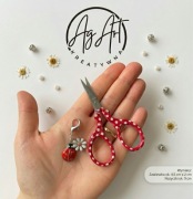 Zestaw rękodzielniczki: nożyczki + zawieszka- haft, rękodzieło, szycie