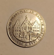 Moneta 1 talar Wolne Miasto Frankfurt 1863r.