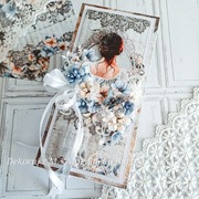 Kartka, ręcznie robiona, urodziny, imieniny