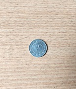 Moneta 2 Dinara – Jugosławia, 1981 r., stan dobry