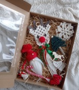 Ozdoby choinkowe box prezentowy 