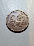 NORWEGIA 2 ORE 1971