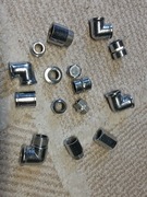 Złączki mosiężne zestaw 15szt.