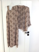 piękny komplet z czasów prlu stary retro vintage sukienka marynarka ML