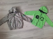 Kurtka wiosenna Coccodrillo 104 bluza rozpinana zielona