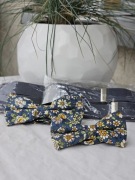 Muszki ojciec, syn + szelki w zestawie