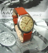 Zegarek DELBANA Rzadki model. 34 mm. AS Schild .17 Jewels Swiss 60's.