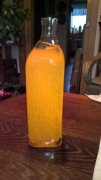Pomarańczowa malowana butla (623)