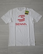koszulka Ayrton Senna, official, F1, Formula 1, biała, S