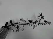 Nowa metalowa dekoracja ścienna ozdoba ptaki ptaszki