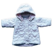 DZIEWCZYNKA - ocieplona kurteczka  rozm 68cm /biała