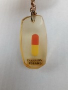 Brelok 3D POLFA breloczek CIECH POLAND PRL BDB