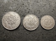 II RP zestaw monet niklowych  