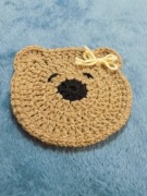 Niedźwiadki komplet dwóch podkladek pod kubki