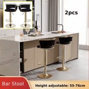 Stolek barowy hoker gold krzeslo velvet wyspa reg wysokosc zloty