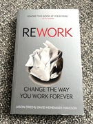 Książka Rework (po angielsku)