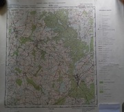 Prabuty-Susz-Iława.Mapa geodezji z 1980 lat  . Polecam 