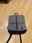 Plecak Enter szary, materiałowy, mieści A4