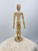 Drewniany manekin ruchomy kobieta 30 cm wood do nauki rysowania