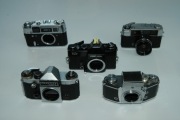 Aparaty Exa, Praktica,Jashica,Porst, Fed