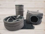 Zestaw z mocnej tkaniny gryzoni szczurów koszatniczek szynszyli wiewiórki 