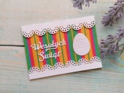 Kartka wielkanocna handmade A6+koperta 3#1