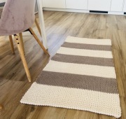 Dywan gruby ręcznie robiony ze sznurka bawełnianego Handmade