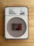 2021 Star Wars NGC PF 70 Antiqued 1oz srebro first releases