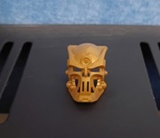 Lego Bionicle G2 Złota Maska Czaszka Kanohi - 20476 - Mask Skull Wide