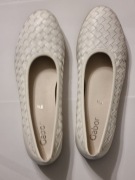 Buty Gabor, Białe, Nowe, skóra