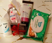 Oliwka Johnsons balsam Only Bio Vegan deo Rexona chusteczki świece