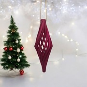 Kolorowe bombki 4 szt kolor fuksja