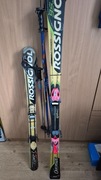 Rossignol Oversize 158  Tyrolia  / Comp Jr.  120cm, wiązanie Rossignol  