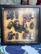 Ramka wraz z figurkami Lego ninjago 