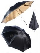 Parasolka odbijająca czarno-złota 84 cm