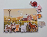 Lamibook, pomoce dydaktyczne, karty na rzepy.